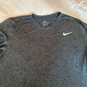 Dark Grey Nike Dri Fit Shirt